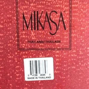 Mikasa Silverware Wooden Divided Tray, Cherry Tone